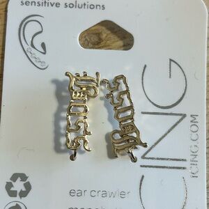 ICING Gold “Boss” Ear Crawler -NWT